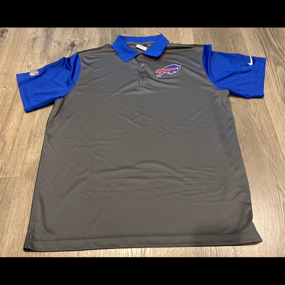 Buffalo Bills Nike Dri-Fit Golf Polo, Men’s XL